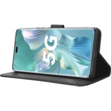 Bdt Shop Onur Için Kılıf 80 Pro 5g Manyetik Cüzdan Kapak Kart Tutucu Kickstand (Yurt Dışından)