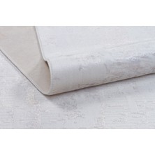 Saraz Halı Bella Sb-02 Beyaz Salon Halı Hav Vermez Mutfak Halı Etnik Desen Koridor Halı Kesme Yolluk