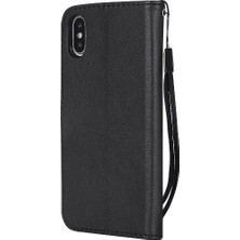 Bdt Shop Kart Yuvası Klasik Düz Renk Iş Çantası ile iphone X/xs Için Flip Case (Yurt Dışından)