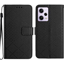 Bdt Shop Xiaomi Redmi Not 12 Pro 5g Için Flip Case El Kayışı Cüzdan Pu Kapak ile (Yurt Dışından)