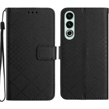 Bdt Shop El Kayışı Manyetik Kapak Kart Yuvası ile Oneplus Nord Ce4 Için Flip Case Pu (Yurt Dışından)