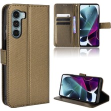 Bdt Shop Motorola Moto G200 5g Için Kılıf Kapak Kart Tutucu Manyetik Cüzdan Kickstand (Yurt Dışından)