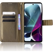 Bdt Shop Motorola Moto G200 5g Için Kılıf Kapak Kart Tutucu Manyetik Cüzdan Kickstand (Yurt Dışından)