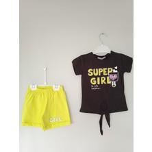 Kız Çocuk Şortlu Takım