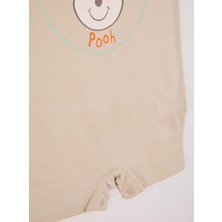 Winnie The Pooh Lisanslı Erkek Bebek Kısa Tulum WP21841