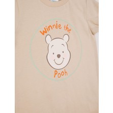 Winnie The Pooh Lisanslı Erkek Bebek Kısa Tulum WP21841