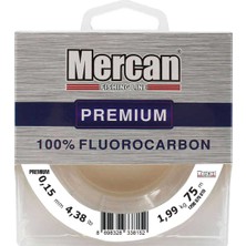 Mercan Fluorocarbon Premium 75 M Makara Misina