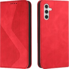 Manyi Mall Samsung Galaxy Case 5g Için Kılıf Folio Kapak Manyetik Kart Yuvaları Tutucu Pu (Yurt Dışından)