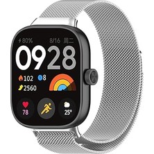 MobaxAksesuar Xiaomi Redmi Watch 4 / Band 8 Pro Kordon Milano Loop Metal Kordon