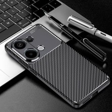 MobaxAksesuar Xiaomi Redmi Note 13 4g Kılıf Karbon Silikon Case Kapak