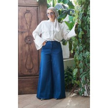 Neways 1162-DENIM Pantolon Etek Lacivert