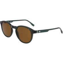 Lacoste L 6030S 301 50 Unisex Oval Yeşil Kemik Güneş Gözlüğü