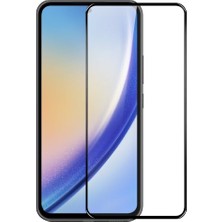 Samsung Galaxy A55 5g ile Uyumlu Şeffaf Ekranı Tam Kaplayan 5d Cam Kırılmaz Cam Ekran Koruyucu