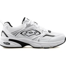 Lotto Athens 4fx Erkek Spor Ayakkabı Beyaz - Siyah Renkli Hafif ve Esnek Yapı ile Koşu ve Yürüyüş İçin İdeal