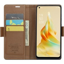 MY Boutique1 Oppo Caseme 7 4g Için Caseme Durumda Kickstand Kart Yuvası Anti Dolandırıcılık Cüzdan Kılıf (Yurt Dışından)