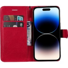 MY Boutique1 Iphone 15 Pro Için Flip Case Yüksek Kaliteli Deri Iş Cüzdan Telefon (Yurt Dışından)