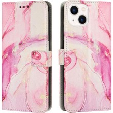 MY Boutique1 IPhone 15 Için Kılıf Artı Kart Ekleme Boyalı Mermer Darbeye Çevir (Yurt Dışından)