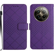 MY Boutique1 Realme 12 Artı Cüzdan Pu Deri Kart Yuvası Standı Manyetik Için Flip Case (Yurt Dışından)