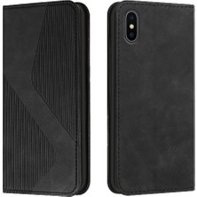 MY Boutique1 IPhone Için Kılıf X/xs Cüzdan Kickstand Kart Yuvaları Tutucu Folio Kapak Pu (Yurt Dışından)