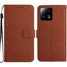 MY Boutique1 Xiaomi 13 Için Flip Case Manyetik Kapak Cüzdan Pu Deri Kart Yuvası Standı (Yurt Dışından)