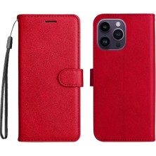 SZY Mall Iphone 15 Için Flip Case Pro Max Iş Cüzdan Telefon Kılıfı Yüksek Kalite (Yurt Dışından)