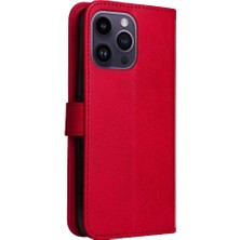 SZY Mall Iphone 15 Için Flip Case Pro Max Iş Cüzdan Telefon Kılıfı Yüksek Kalite (Yurt Dışından)