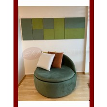 Elit Acoustic Night Akustik Kumaş Kaplı Panel 4 Adet 60X120-4 Adet 60X60