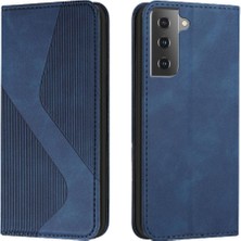 SZY Mall Samsung Galaxy S22 Pu Deri Folio Kapak Cüzdan Kickstand Kart (Yurt Dışından)