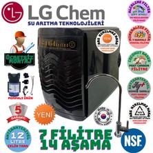 Light Gastro Lg Chem Gold Plus Pompalı Siyah 12 Litre 7 Filitre 14 Aşama Su Arıtma Cihazı