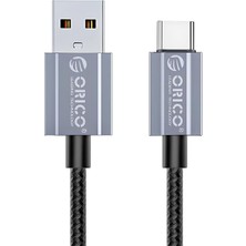 Orico 3A Usb-A To Type-C Hızlı Şarj ve Data Kablosu 2 Metre Siyah