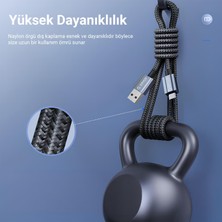 Orico 3A Usb-A To Type-C Hızlı Şarj ve Data Kablosu 2 Metre Siyah