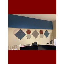 Elit Acoustic Hexagon Akustik Kumaş Kaplı Panel 3 Adet 60X60-4 Adet 30CM Kısa Kenar