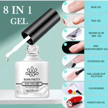 Fontenay Born Pretty 8ın1 Glue Uv Gel (Çok Foksiyonlu Uv Tırnak Jeli) 10ml