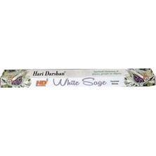 Hari Darshan White Sage Çiçek Çubuk Tütsü - Oda Ortam Kukusu - 20 Adetlik 10 Paket