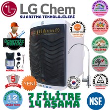 Light Gastro Lg Chem Gold Plus Pompalı Beyaz-Siyah 12 Litre 7 Filitre 14 Aşama Su Arıtma Cihazı