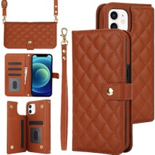 BDT Boutique Iphone 13 Için Kılıf Deri Cüzdan Kılıf Crossbody Tarzı 5 Kart Yuvaları ile (Yurt Dışından)