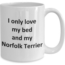 Bexdore Komik Norfolk Terrier Kupa - Norfolk Terrier Köpek Kahve Fincanı - Ingilizce Kahve Kupa Bardak
