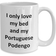 Bexdore Komik Portekizce Podengo Kupa - Portekizce Podengo Pequenos - Ingilizce Kahve Kupa Bardak