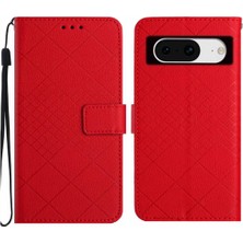 BDT Boutique Google Piksel 8 Cüzdan Pu Deri Elmas Kabartmalı Manyetik Için Flip Case (Yurt Dışından)