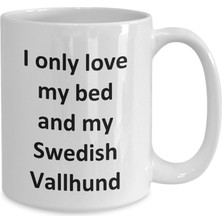 Bexdore Komik Isveç Vallhund Kupa - Kahve Fincanı Isveç Vallhund Köpek Kupa C - Ingilizce Kahve Kupa