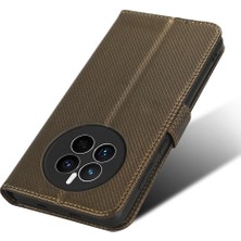 BDT Boutique Huawei Mate 50 Için Kılıf Manyetik Cüzdan Kart Tutucu Kapak Kickstand (Yurt Dışından)