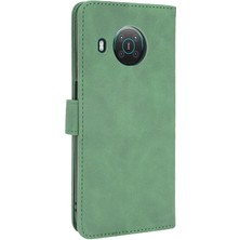 BDT Boutique Kart ile Nokia X10 Tam Koruma Deri Folio Flip Case Için Kılıf (Yurt Dışından)