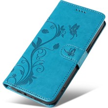 BDT Boutique El Kayışı ile Samsung Galaxy S21 Için Kılıf Kabartmalı Kelebek Cüzdan ve (Yurt Dışından)