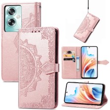 BDT Boutique Oppo A79 Flip Kapak Için Kılıf Basit Iş Zarif Desen Darbeye (Yurt Dışından)