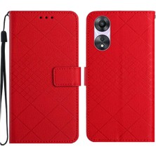 BDT Boutique Oppo A78 4g Manyetik Kapak Için Flip Case Elmas Kabartmalı Cüzdan Pu Kart (Yurt Dışından)