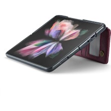 BDT Boutique Samsung Galaxy Z Fold 3 5g Rfıd Engelleme Kickstand Için Caseme Cüzdan Kılıf (Yurt Dışından)