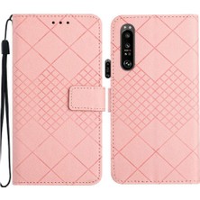 BDT Boutique Sony Xperia 1 V Elmas Kabartmalı Manyetik Kapak Için Flip Case Cüzdan Pu (Yurt Dışından)