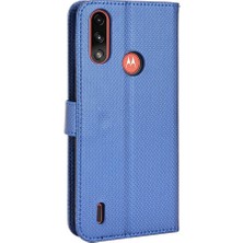 BDT Boutique Motorola Moto E7 Güç Kickstand Manyetik Cüzdan Kapak Kart Tutucu Için Kılıf (Yurt Dışından)