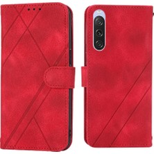 BDT Boutique Sony Xperia 1 V Pu Deri Kapak Için Filp Durumda El Cüzdan Kredi Kartı (Yurt Dışından)