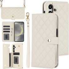 BDT Boutique Samsung Galaxy S24 Standı Fonksiyonu Crossbody Tarzı 5 Kart ile (Yurt Dışından)